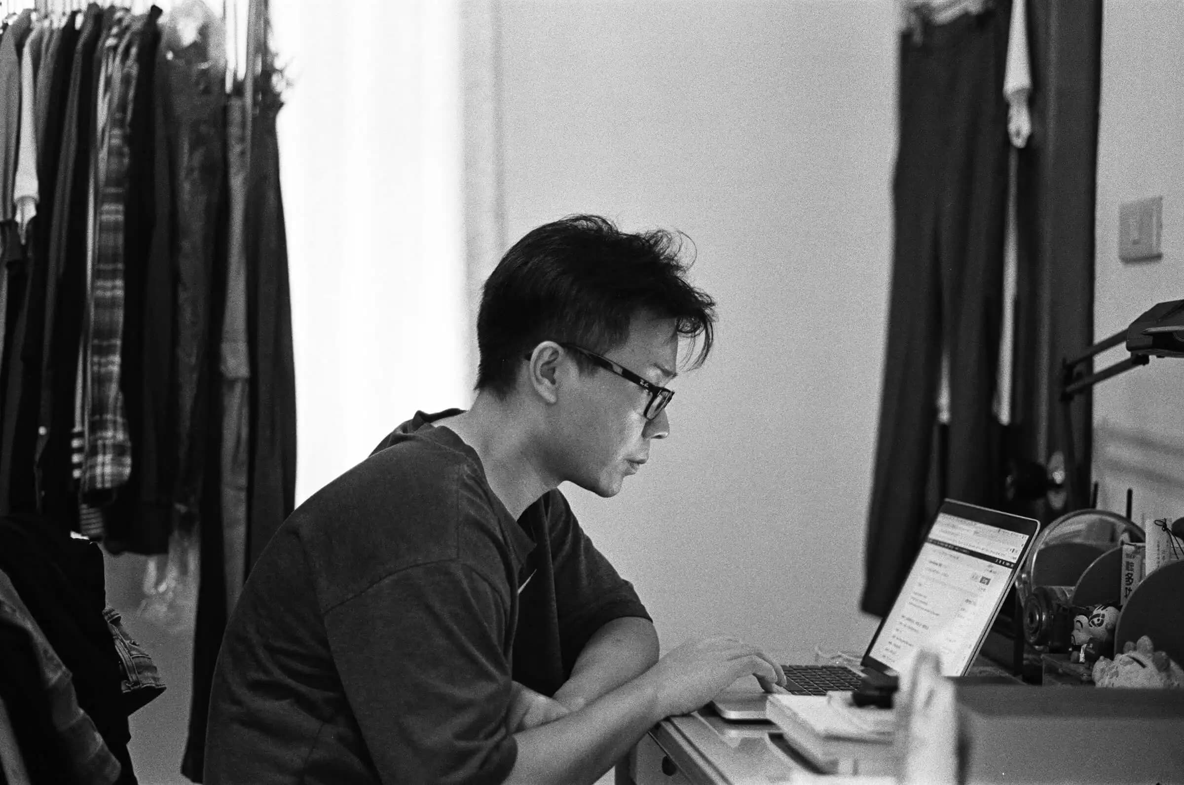 People working